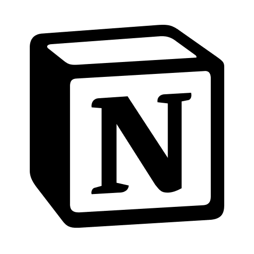 The Notion logo, linking to Linda's personal technical writing self-editing checklist hosted on Notion.